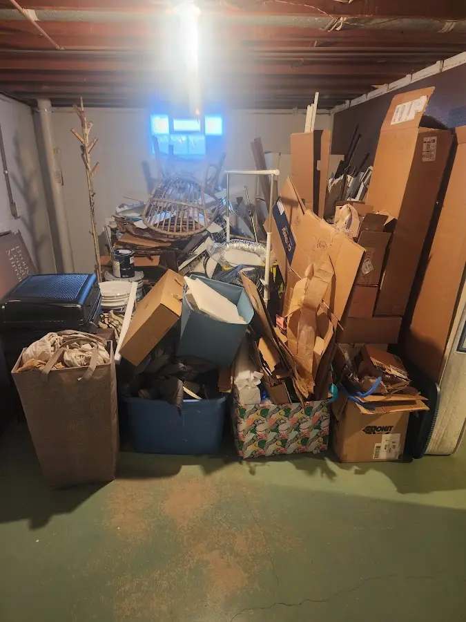 Roll-off dumpster container at job site for 8 Yard Dumpster Rental in East Renton Highlands